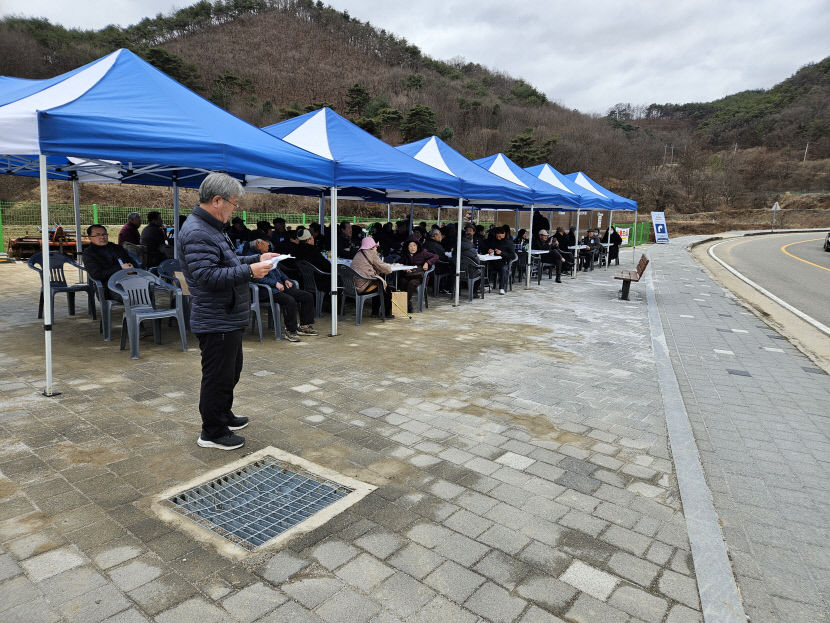 독립유공자 마을 조성 위한 첫 사업으로 기념비 제막