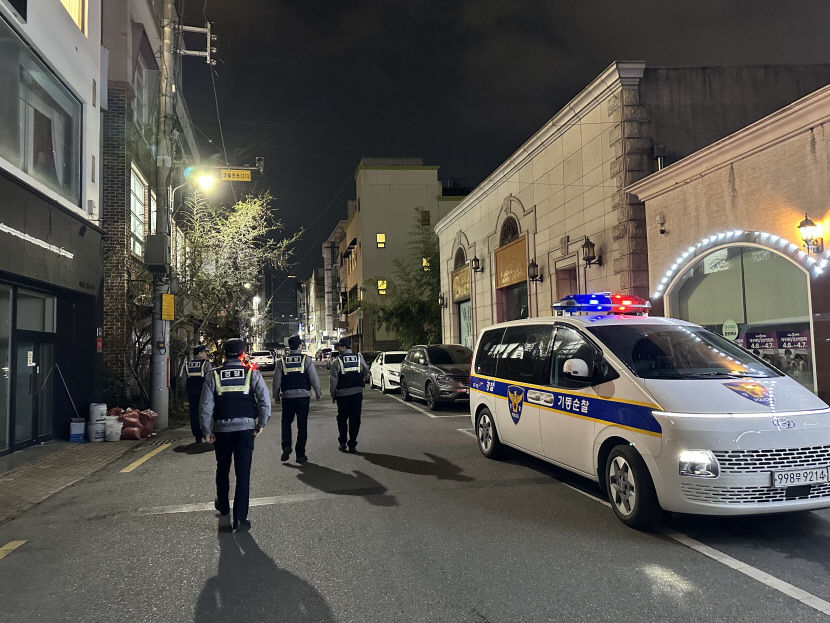 흉기 든 채 무단횡단, 단번에 제압…출범 한 달 대구기동순찰대 범죄 예방 파수꾼으로