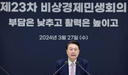 尹 획기적 수준 부담금 정비…항공요금·영화표 등 인하될 듯