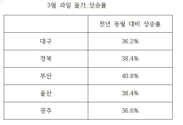 과일물가