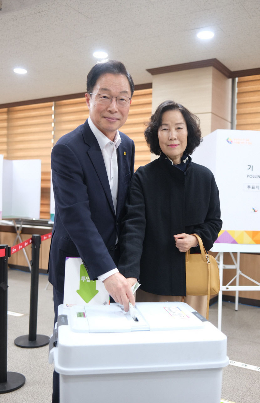 임종식 경북교육감 사전투표 청소년 유권자 꼭 참여하길