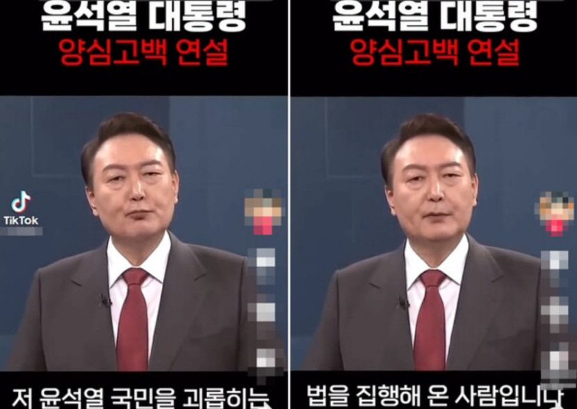 윤 대통령 가짜 영상 제작자 조국혁신당 당원 논란