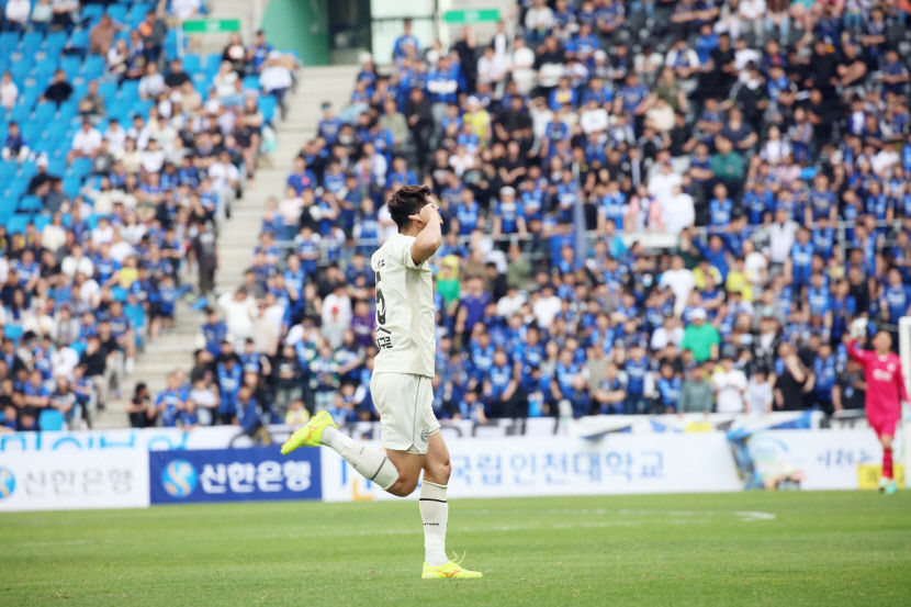 김동민 선제골에 요시노 동점골 대구, 원정경기서 인천과 1대 1 무승부