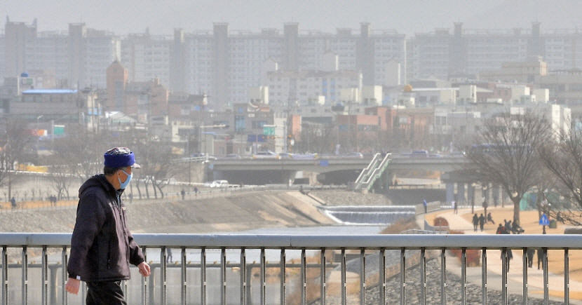 경북 전역 황사 위기 주의 발령…미세먼지 평균농도 300㎍/㎥이상 2시간 지속