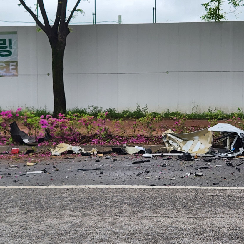 [포토뉴스] 대구 수성구 연호네거리 인근 교통사고