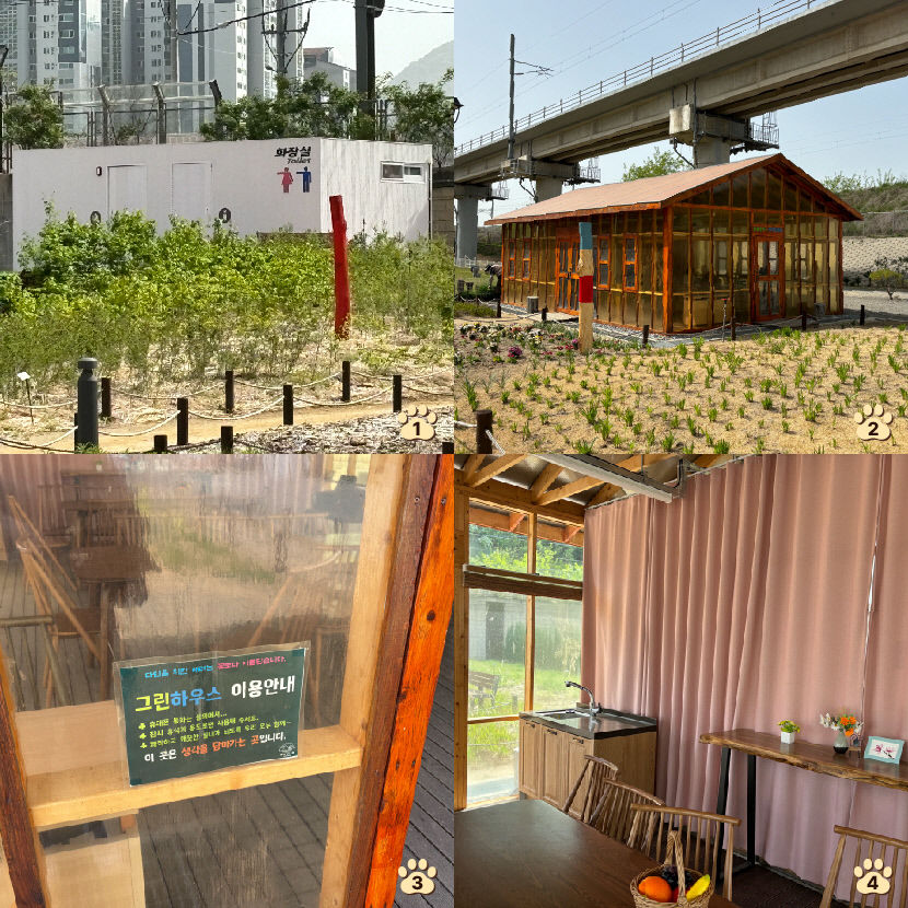 산책하기도 뛰놀기도 좋은 정원…반려견 샤워장도 매력적