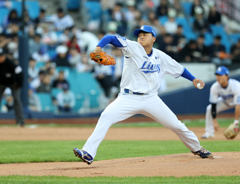 삼성 야구는 김영웅…연타석 홈런으로 LG에 위닝 시리즈