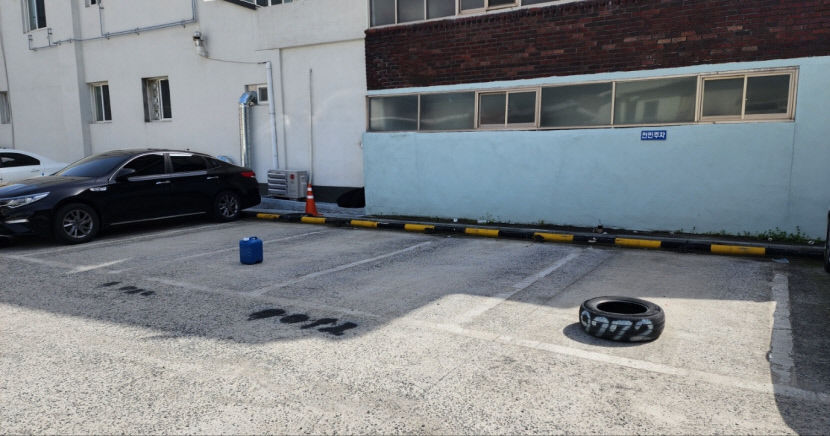 공영주차장에 개인 전용 자리?…대구 서구 공영주차장 전용 주차 논란