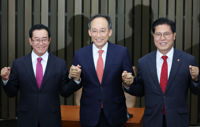 추경호 의원 건강한 당정관계 구축하겠다 원내대표 지지 호소