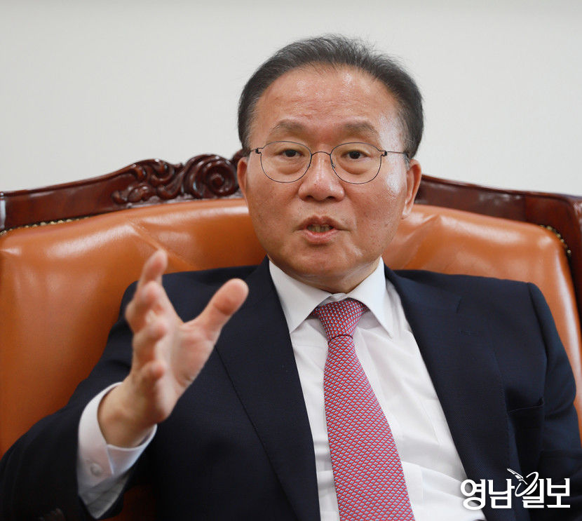 윤재옥 전 원내대표 대구와 경북 통합, 개인적으로 대찬성