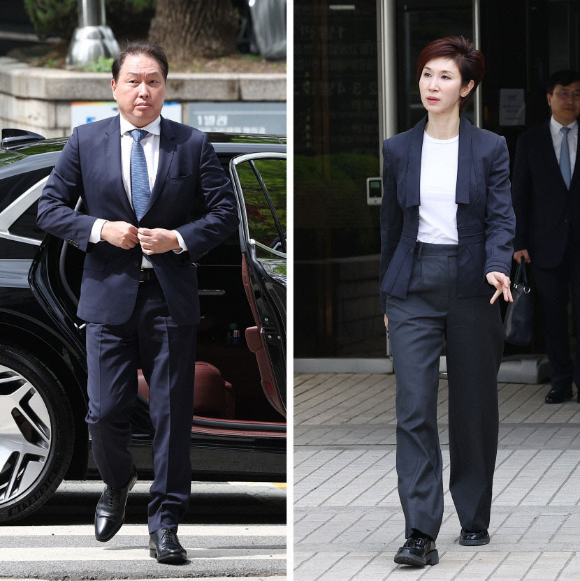 법원 최태원 SK 회장, 노소영 관장에게 재산 1조3천800억 분할하라