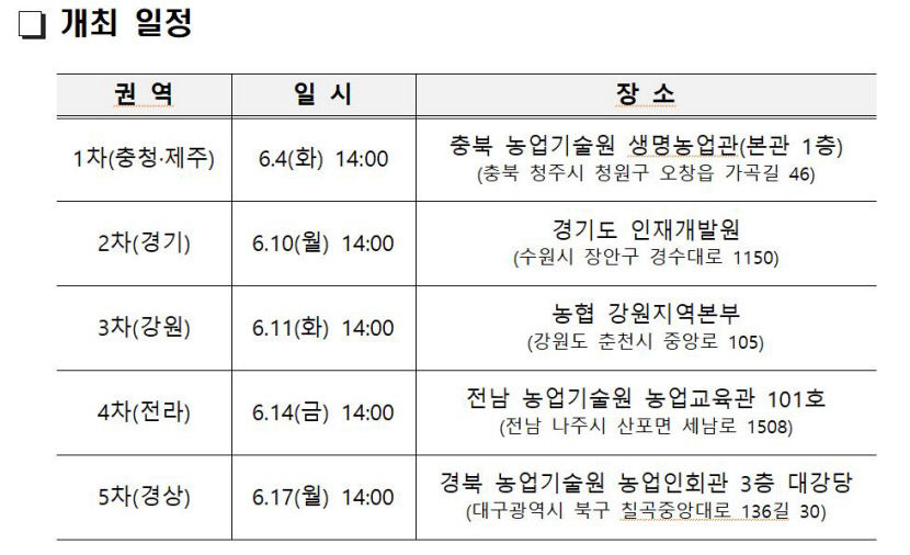 대구·경북 개사육농가 전·폐업 컨설팅 17일 개최