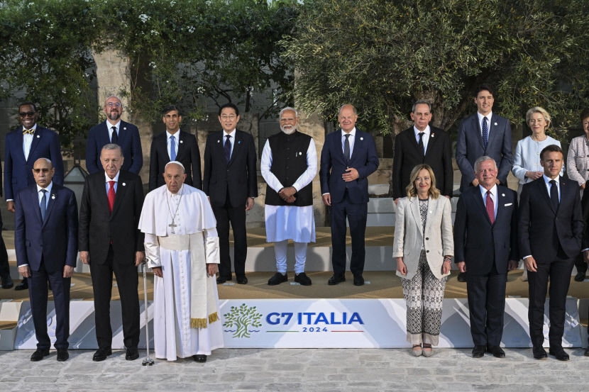 G7 정상회의 북·러 군사협력 증가 강력 규탄