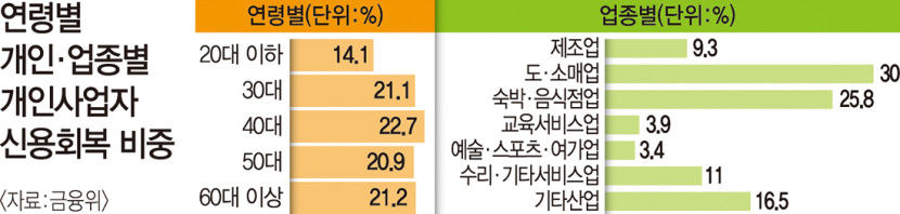 소액 연체자 266만여명·개인사업자 20만여명 신용사면 혜택