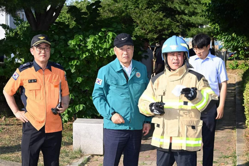 화재 현장 달려간 서도원 대구 달성군의회 의장 재산피해 위로