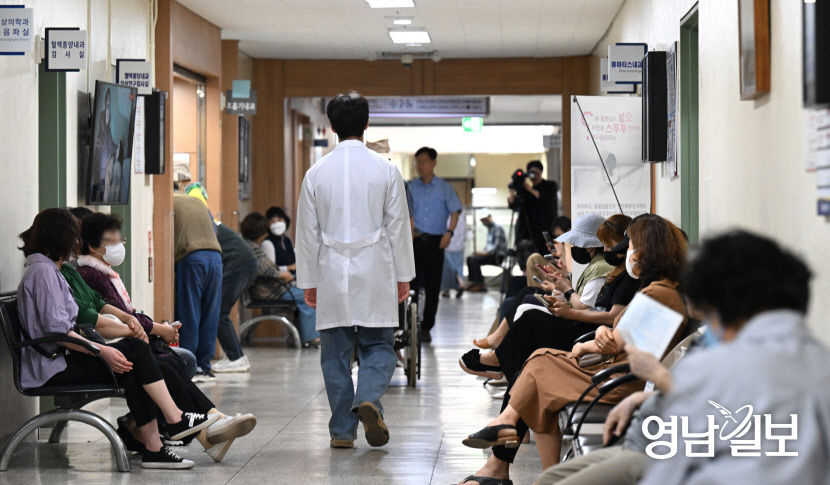 [포토뉴스] 의협 집단 휴진에도 정상 진료하는 경북대병원