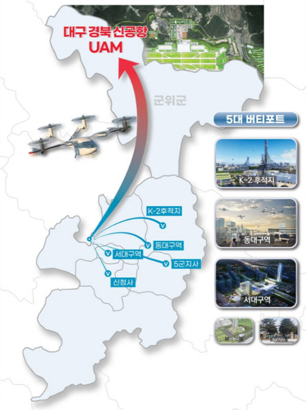 TK 신공항 개항하면 UAM 시대 활짝