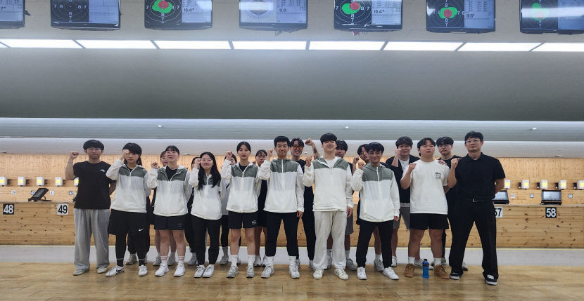 경북전문대 사격선수단, 제42회 회장배 경북사격대회서 활약