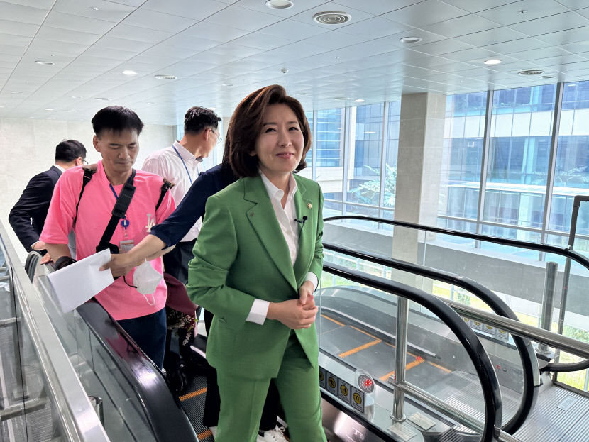 나경원, 與 당대표 출마선언 보수재집권 현실로…미숙한 정치 안돼