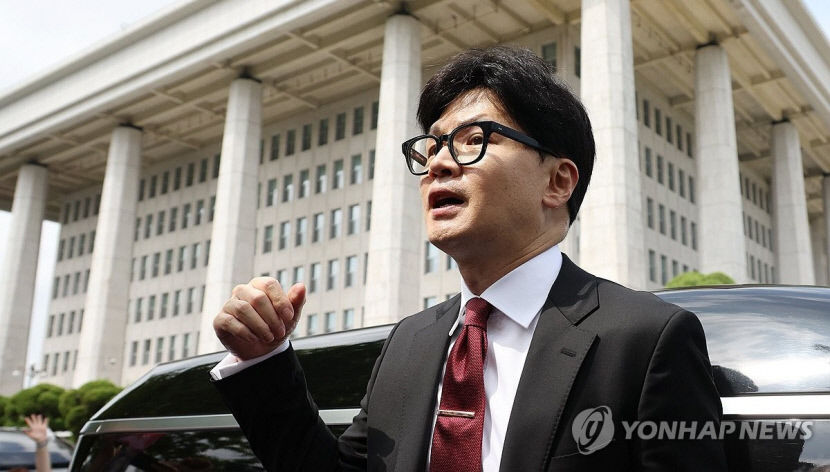 한동훈 채상병 특검법 국회 통과 시 대통령 거부권 행사해야…지금은 정치 해야 할 때