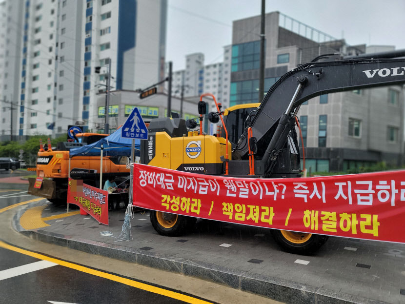 하자 발견 구미 아파트…장비 대금 체불까지 논란