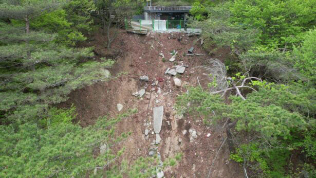경주 국립공원 함월산·무장산 일대 산사태 피해지 복구 추진
