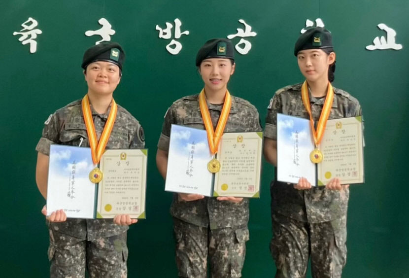 육군방공학교 초급리더과정 1기, 경북전문대 졸업생들 1~3위 차지