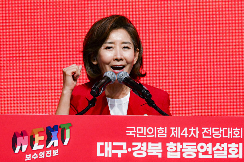與 당대표 후보들 장외공방 이어져…원희룡 韓 말 기술에 안 넘어가