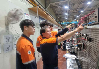 포항제철소, 국가기술자격시험 대비 실습장 운영…그룹·협력사 직원 대상