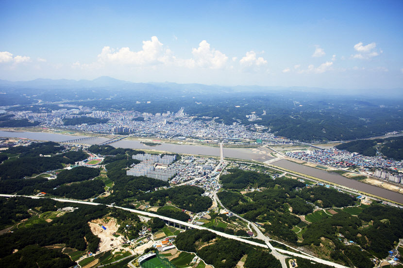 경북 안동시가지 전경<안동시 제공>