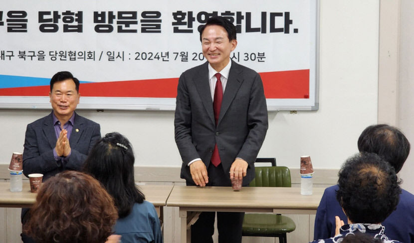 元 결선 연대 긍정적 韓 화합·변화 TK서 막판 당심잡기