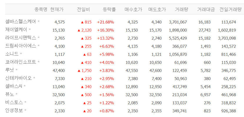 제이엘케이, 급등… 셀바스헬스케어·라이프시맨틱스·드림씨아이에스 등 의료AI株들썩