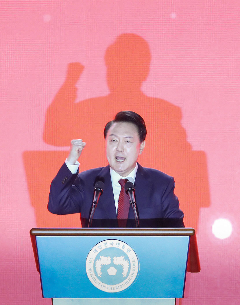 국민의힘 전당대회 참석한 尹대통령 당 하나되고 당정 하나 돼야 원팀 강조