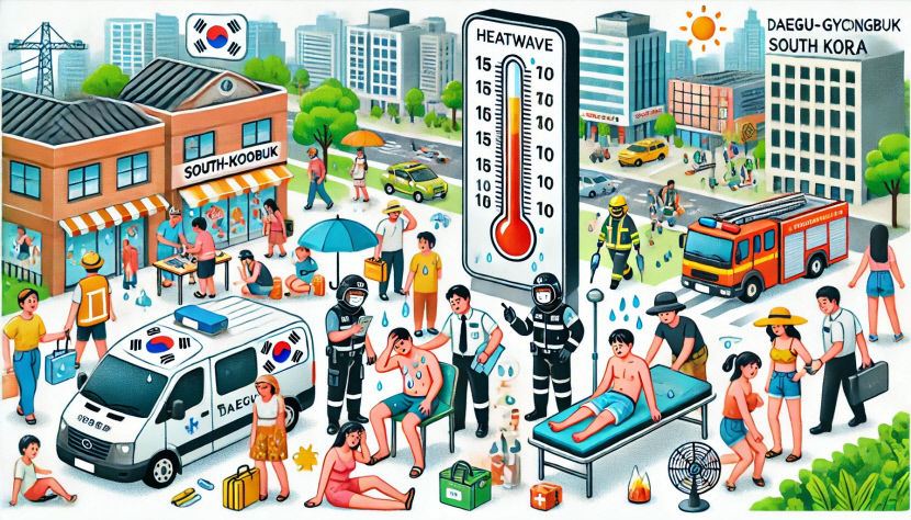 대구·경북 찜통더위에 온열질환 급증, 주의 필요