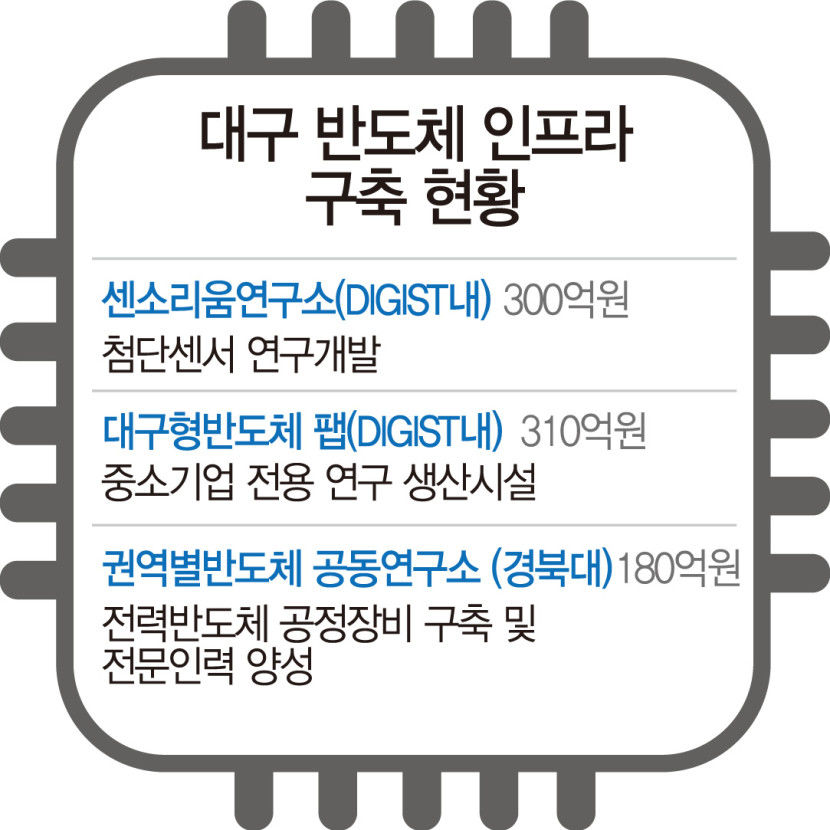 반도체 기업들이 주시하는 대구 반도체 인프라