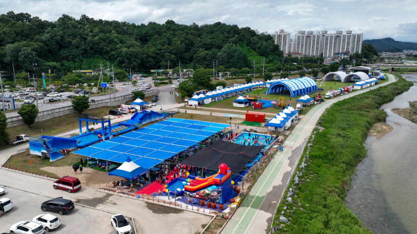 도심에서 시원한 여름 휴가를…영주 시원 축제 개막