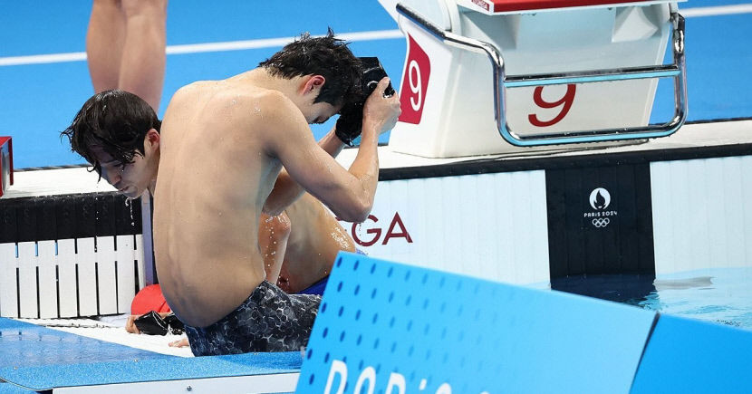 아! 0.04초 황선우, 자유형 200ｍ 준결승 9위…결승 진출 실패