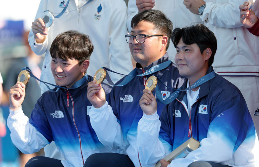 텐의 행진 양궁 男단체도 3연패…독립유공자 후손 허미미 유도 銀