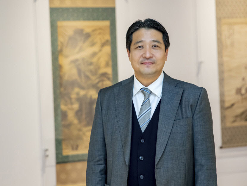 대구간송미술관 초대 관장으로 선임된 전인건 간송미술관 관장.<간송미술문화재단 제공>