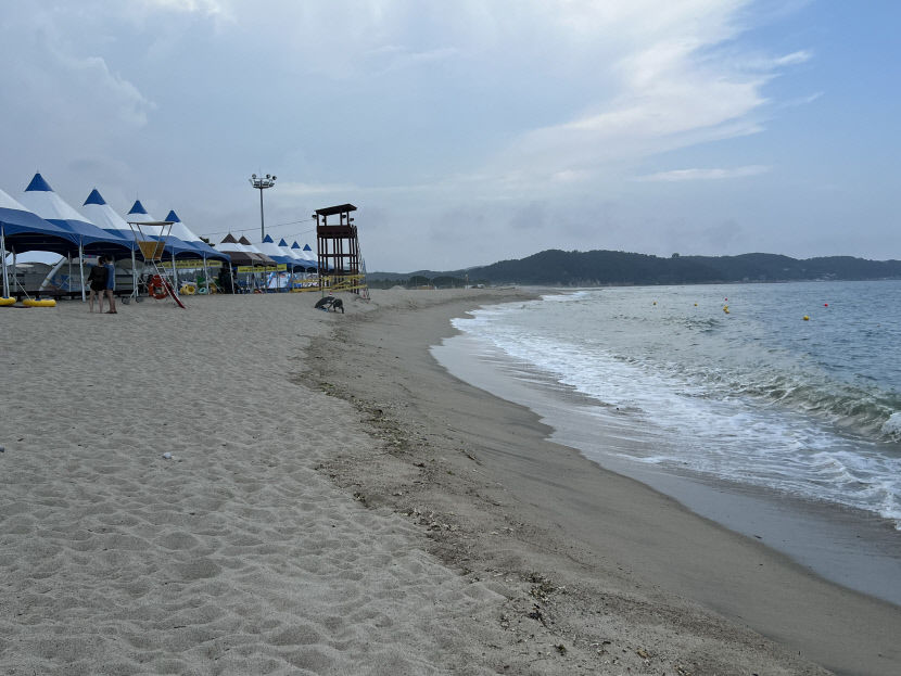 경북 동해안 해수욕장 피서객 발길 뚝
