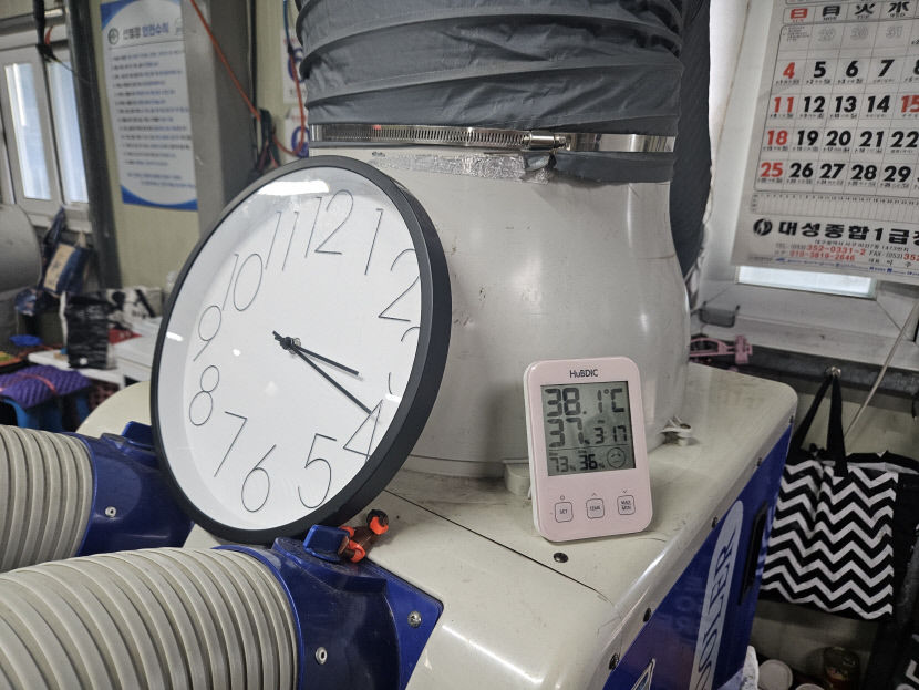 실내온도 40℃ 육박…수성구생활자원회수센터 근무 환경 열악