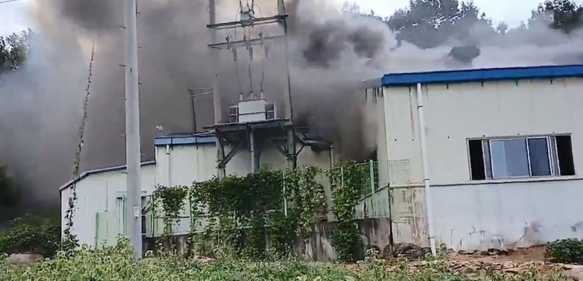 칠곡군 북삼읍 도포 스프레이 공장 화재…2시간만에 진화