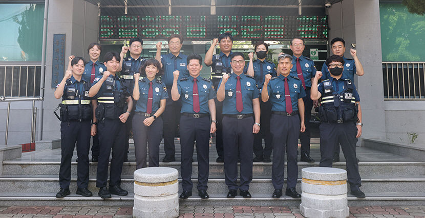 이승협 대구경찰청장 우수 지역관서 동대구지구대 방문