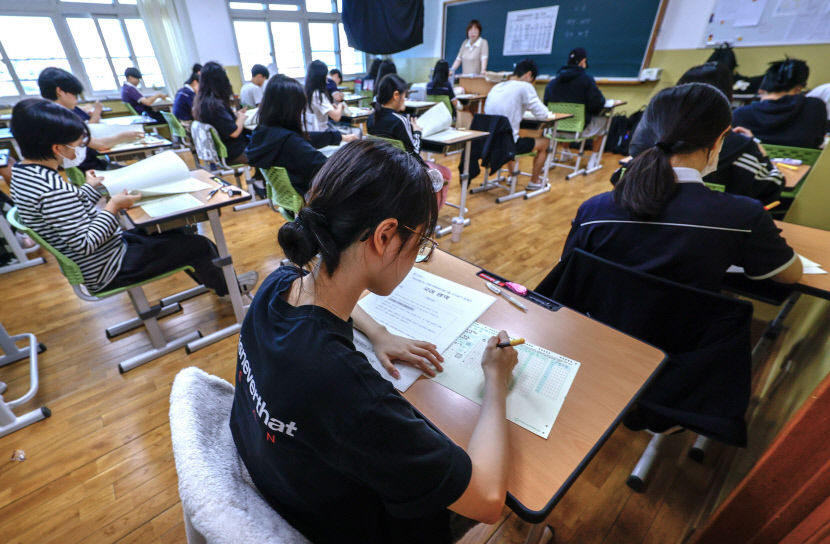 [포토뉴스] 9월 전국 모의평가 시작