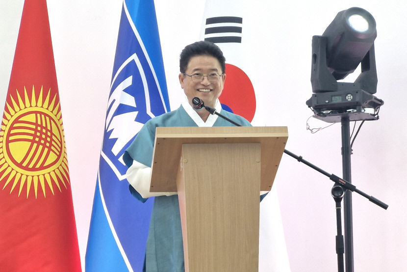 경북드림 이루세요 키르기스스탄 유학생 유치 팔 걷었다
