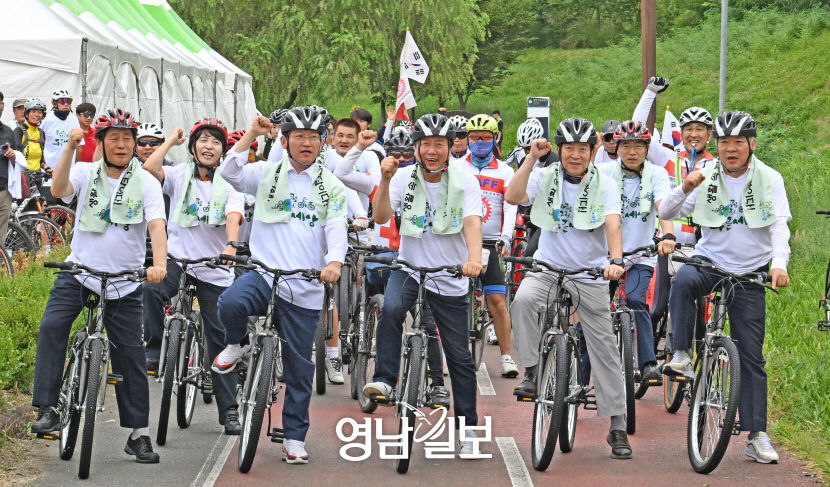 [포토뉴스] 환경 살리고 건강 지키는 녹색자전거