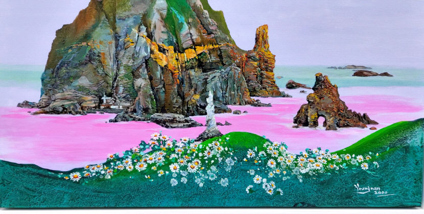 부부 독도화가 독도로 지구촌 기행-권용섭·여영난展(전)…30일까지 대구지방경찰청 무학갤러리
