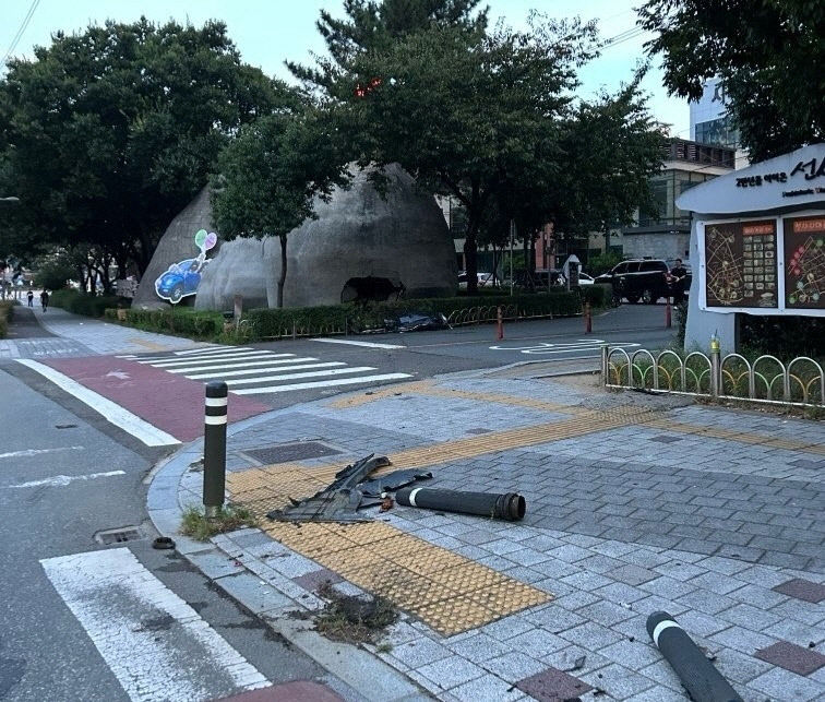 [단독] 대구 달서구 원시인 조형물, 연휴기간 심한 파손