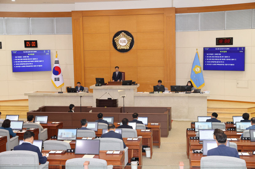 포항시의회 임시회 개회