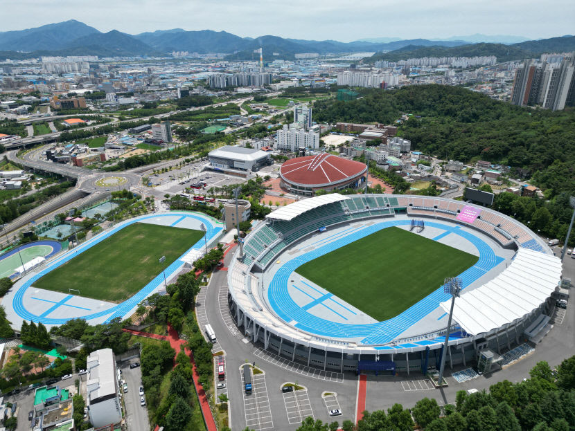 구미시민운동장, 세계육상연맹 Class-1 인증